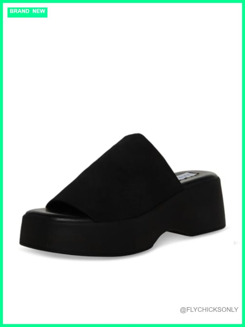 Platform Wedge Sandals Slip On Sculpted Heel Party Shoe